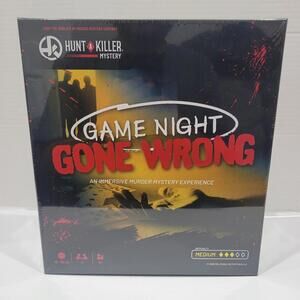 Hunt A Killer — Game Night Gone Wrong — Complete Mystery Game - NEW SEALED